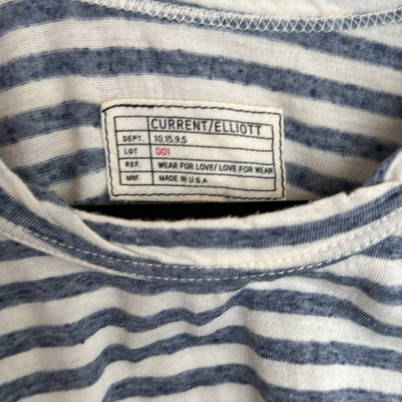 Current/Elliott Striped Sleeveless Tank Top - Picture 2 of 5